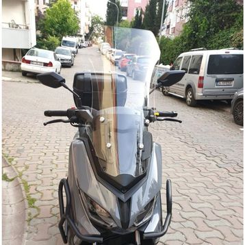 Motocam RKS Grace Pro Ön Cam 2023-2026 Model 57 cm Şeffaf Renkli 4 mm Motosiklet Rüzgarlık
