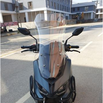Motocam RKS Grace PRO Ön Cam 2023-2026 Model 65 cm Şeffaf Renkli 4 mm Uzun Motosiklet Rüzgarlık