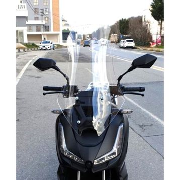 Motocam Salcano Wind 150 Ön Cam 2023-2026 Model 75 cm Şeffaf Renkli 4 mm Motosiklet Rüzgarlık