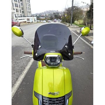 Motocam Skyjet Bayberry 2024-2026 Model 38 cm Siyah Renkli 4 mm Aparatsız Ön Cam