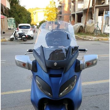 Motocam Suzuki Burgman 650 Ön Cam 2005-2008 Model 65 cm Şeffaf Renkli 4 mm Motosiklet Rüzgarlık