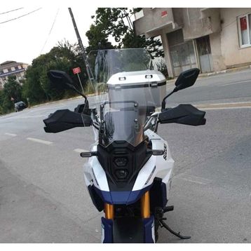 Motocam Suzuki V-Strom 800 DE Ön Cam 2023-2026 Model 50 cm Şeffaf Renkli 4 mm Motosiklet Rüzgarlık