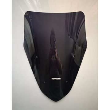 Motocam Voge SR1 ADV Ön Cam 2023-2026 Model 43 cm Siyah Renkli 4 mm Sportif Motosiklet Rüzgarlık