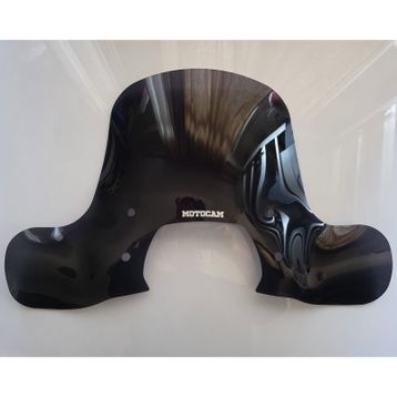Motocam Volta Revolt RS6 Ön Cam 2024-2026 Model 37 cm Siyah Renkli Elcikli Aparatsız Motosiklet Rüzgarlık