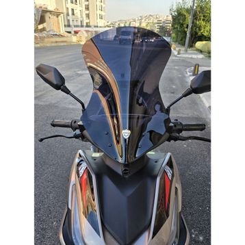 Motocam Volta Revolt RSX3 Ön Cam 2022-2026 Model 43 cm Sarı Renkli Sportif Motosiklet Rüzgarlık