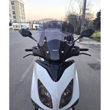 Motocam Yamaha Xcity 250 Ön Cam 2007-2017 Model 40 cm Füme Renkli 4 mm Motosiklet Rüzgarlık