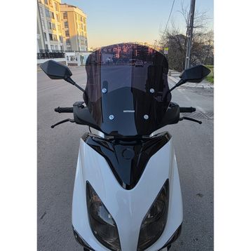 Motocam Yamaha Xcity 250 Ön Cam 2007-2017 Model 40 cm Siyah Renkli 4 mm Motosiklet Rüzgarlık