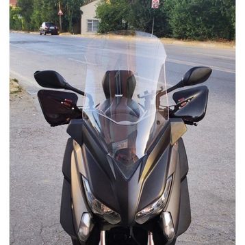 Motocam Yamaha Xmax 2014 2017 Model 58 cm 4 mm Şeffaf Ön Cam