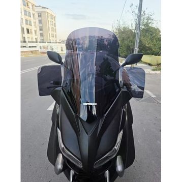 Motocam Yamaha Xmax 2014 2017 Model 58 cm 4 mm Şeffaf Ön Cam