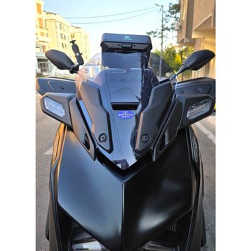 Motocam Yamaha Xmax 2023-2026 Model Uyumlu 36 cm Sarı 4 mm Siperlik Ön Cam