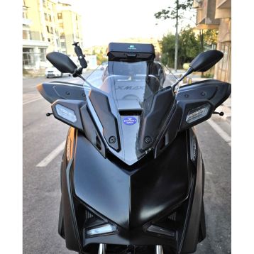 Motocam Yamaha Xmax 2023-2026 Model Uyumlu 36 cm Sarı 4 mm Siperlik Ön Cam