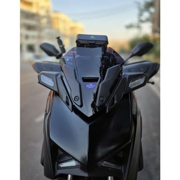 Motocam Yamaha Xmax 2023-2026 Model Uyumlu 36 cm Sarı 4 mm Siperlik Ön Cam
