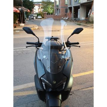 Motocam Yuki Vampire 125 Ön Cam 2023-2026 Model 72 cm Şeffaf Renkli 4 mm Motosiklet Rüzgarlık