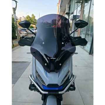 Motocam Zontes ZT 250 Ön Cam 2025-2026 Model 60 cm Siyah Renkli 4 mm Motosiklet Rüzgarlık