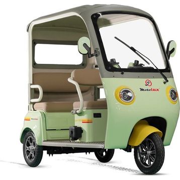 Motolux FX 23 Yeşil Sarı Üç Tekerli Elektrikli Motosiklet
