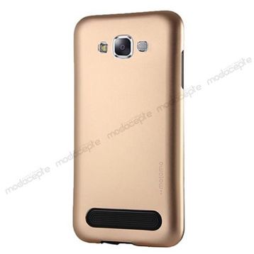 Motomo Galaxy E7 Gold Kılıf