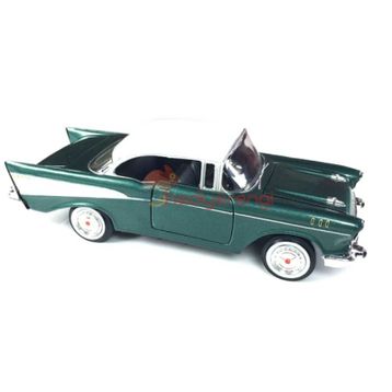 Motor Max 1957 Chevy Bel Air Yeşil 1:24 Model Araba