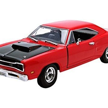 Motormax 1:24 1969 Dodge Coronet Süper Bee -Kırmızı Model Araba