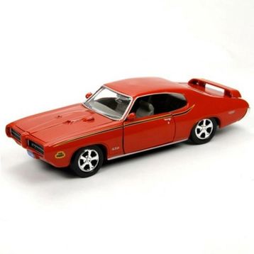 Motormax 1:24 1969 Pontiac Gto Judge -Turuncu Model Araba