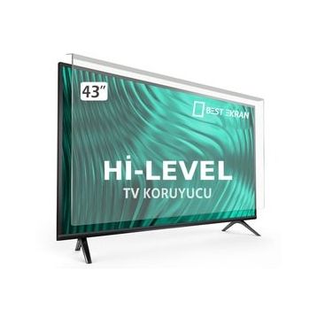 Mottoglass Hi Level 43HL670 3 mm Uyumlu TV Ekran Koruyucu