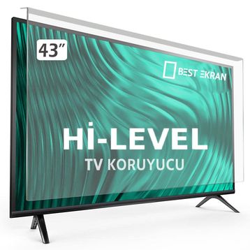 Mottoglass Hi Level 43HL670 3 mm Uyumlu TV Ekran Koruyucu