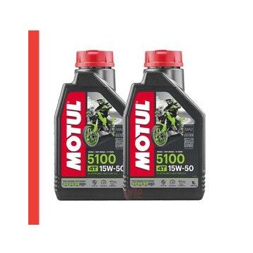 Motul 5100 4T 15W-50 1 lt 2'li Motosiklet Yağı