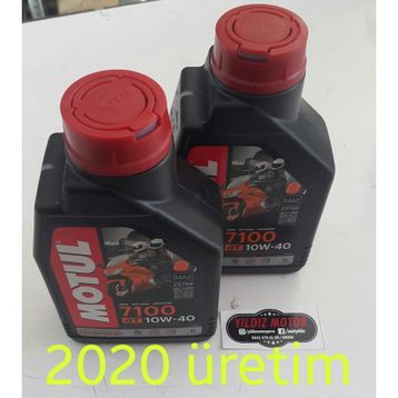 Motul 7100 10W40 4T 1 lt 2 Adet Motor Yağı