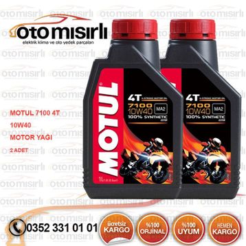 Motul 7100 10W40 4T 1 lt 2 Adet Motor Yağı