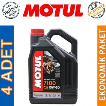 Motul 7100 10W50 4T 4 lt Motosiklet Motor Yağı