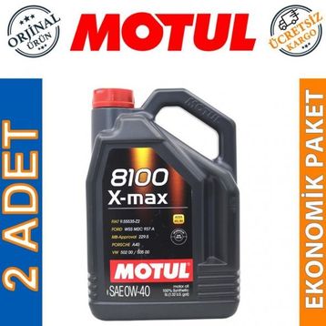 Motul 8100 X-MAX 0W40 5 lt 2'li Motor Yağı