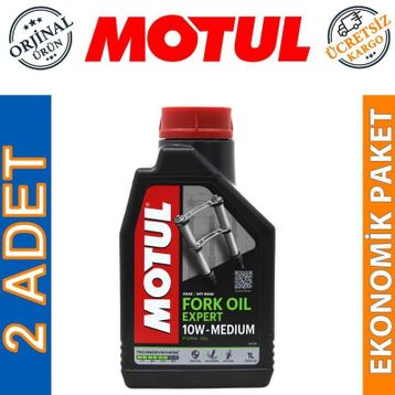 Motul Fork Oil Expert Medium 10W 1 lt 2'Li Amortisör Yağı