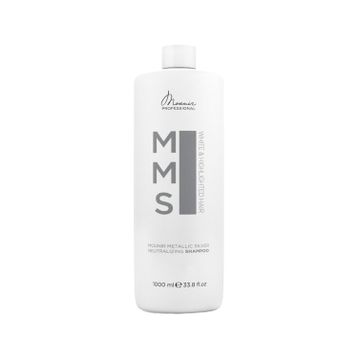 Mounir MMS Metallic Silver Neutralizing 1000 ml Gri ve Beyaz Saçlara Özel Şampuan