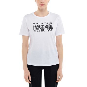 Mountain Hardwear Mhw Logo Kadın Beyaz Kısa Kollu T-shirt