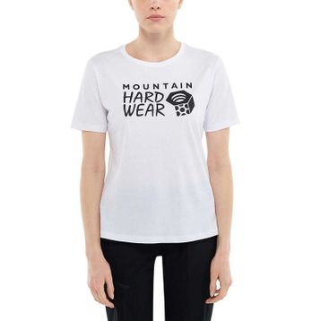 Mountain Hardwear Mhw Logo Kadın Beyaz Kısa Kollu T-shirt