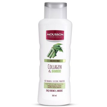 Mousson Kolajen & Bambu içeren Yoğunlaştırıcı Hacim Veren Sülfatsız 365 ml Saç Bakım Krem and Maskesi