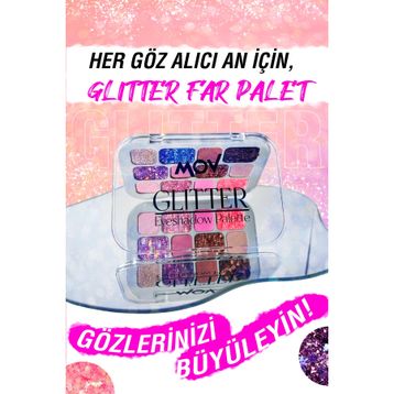 MOV Glitter No: 03 12'li Far Paleti