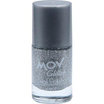 MOV Glitter No:02 Oje gri
