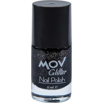 MOV Glitter No:03 siyah Oje