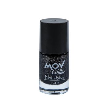 MOV Glitter No:03 siyah Oje