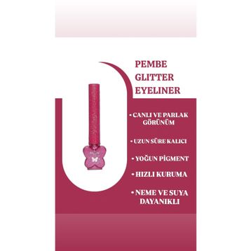 MOV Glitter Pembe Eyeliner