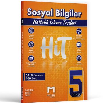 Mozaik Yayınları 5. Sınıf 2025 Sosyal Bilgiler Hit 40 Deneme