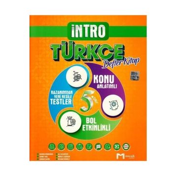 Mozaik Yayınları 5. Sınıf Türkçe İntro Defter Kitap