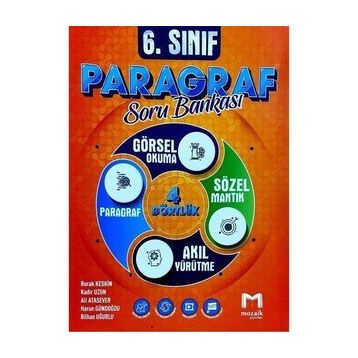 Mozaik Yayınları 6. Sınıf Paragraf Soru Bankası