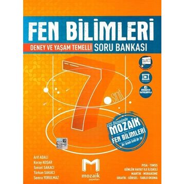 Mozaik Yayınları - 7. Sınıf Fen Bilimleri Soru Bankası