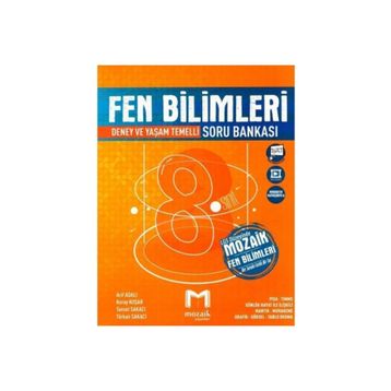 Mozaik Yayınları 8. Sınıf Fen Bilimleri Yeni Nesil Soru Bankası