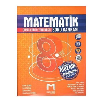 Mozaik Yayınları 8. Sınıf Yeni Nesil Matematik Soru Bankası 2024