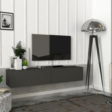 Mozide Grey Loft Antrasit Tv Ünitesi