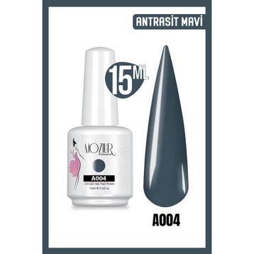 Mozıur A004 Mavi Uv Led Kalıcı 15 ml Oje