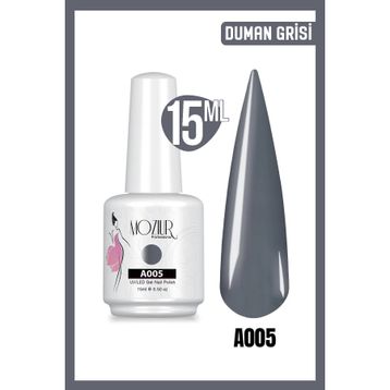 Mozıur A005 Gri Uv Led Kalıcı 15 ml Oje