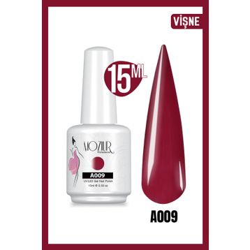 Mozıur A009 Kırmızı Uv Led Kalıcı 15 ml Oje